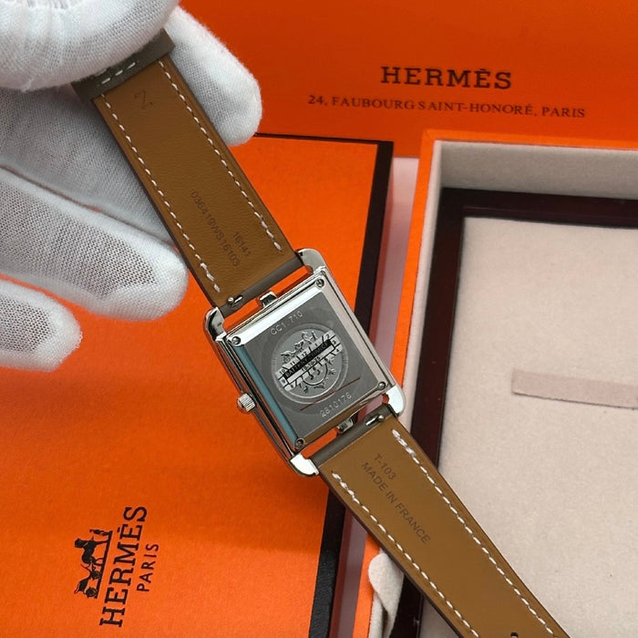 “H” Cape Cod Gold Plated Brown Strap Watch For Women