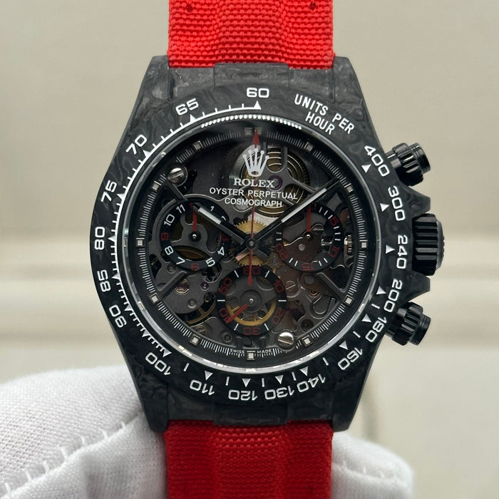 Rolex Cosmograph Daytona Carbon Skeleton 40mm Swiss Super Clone