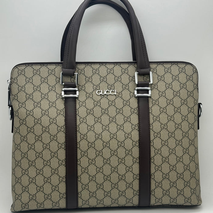 Gucci GG Supreme Canvas Briefcase / Laptop Bag
