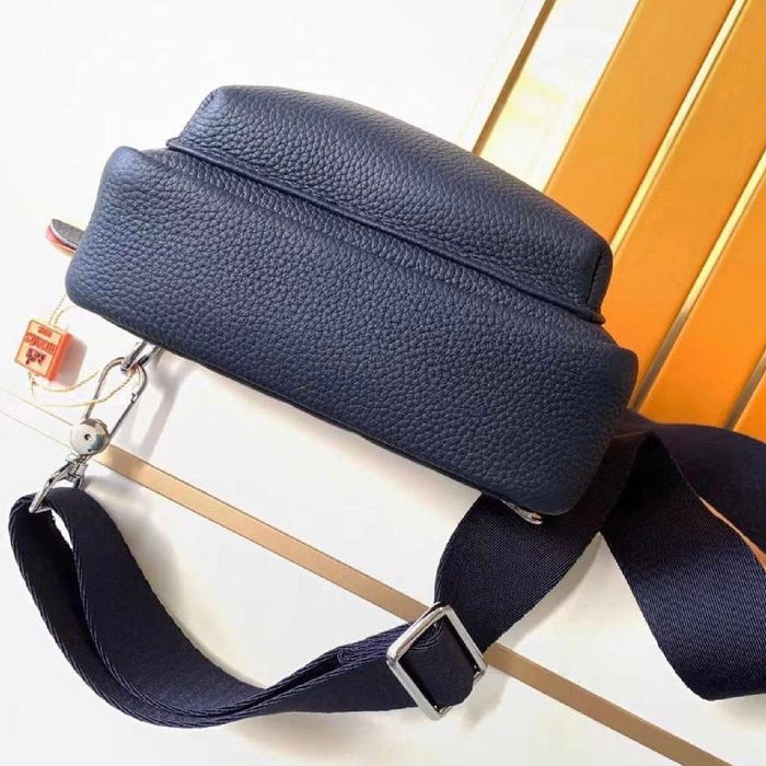 “H” Genuine Leather Chest Bag
