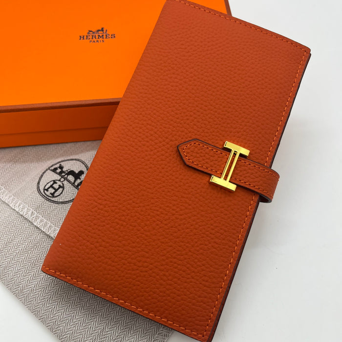 Hermès Genuine Leather Women Wallet