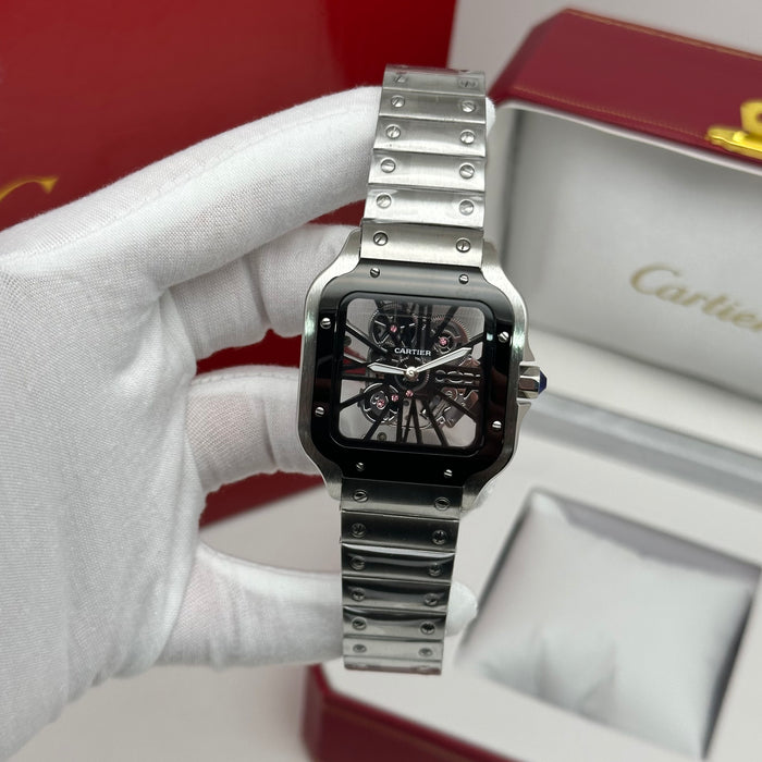 Santos De Cartier skeleton Automatic