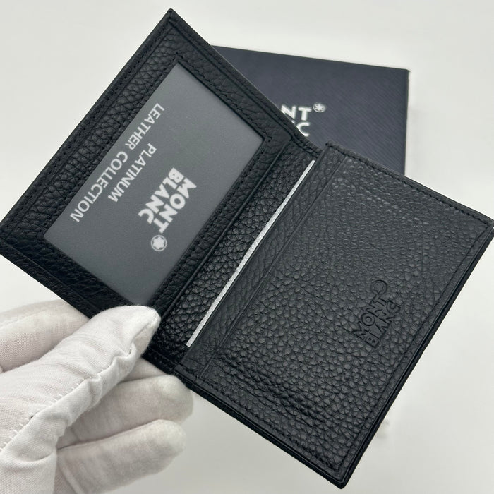 Montblanc Black Real Leather Wallet (Montblanc Collection)