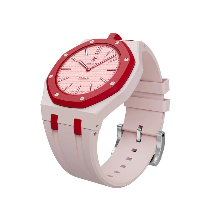 Swatch x Audemars Piguet Royal Pop Two Tone Rose Pink