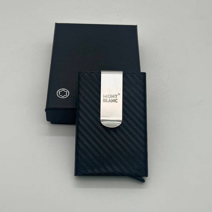 Montblanc Carbon Fiber Credit Card Holder With a Metal Money Clip (Montblanc Collection)