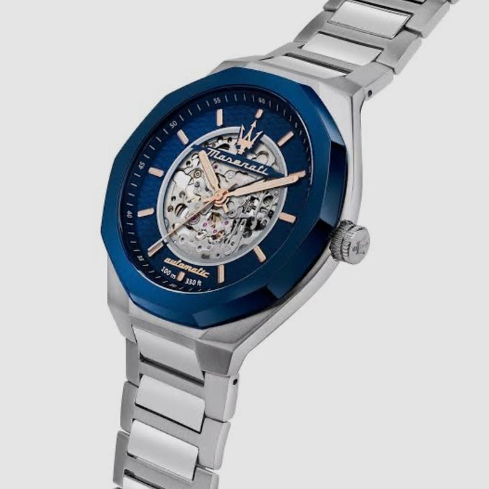 Maserati Stile Automatic Skeleton watch R8823142004 - Authentic