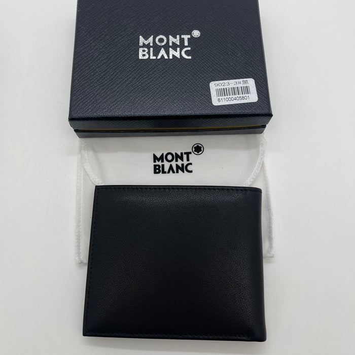 Montblanc Black Real Leather Wallet (Montblanc Collection)