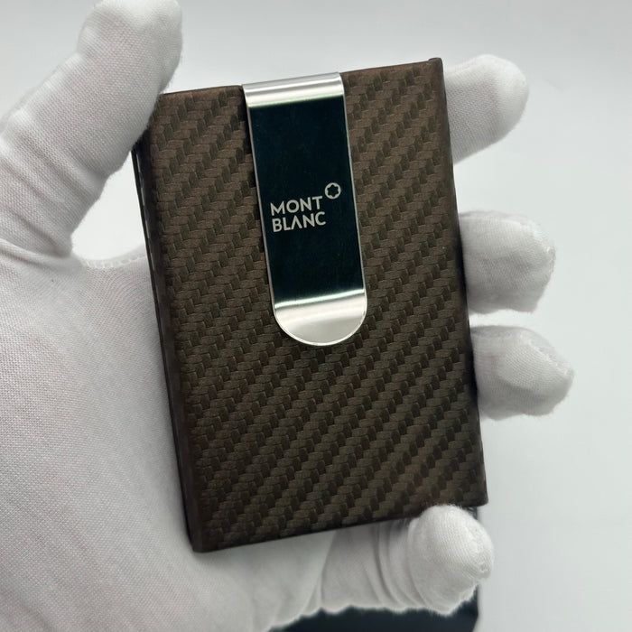 Montblanc Carbon Fiber Credit Card Holder With a Metal Money Clip (Montblanc Collection)
