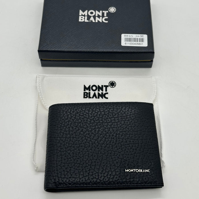 Montblanc Black Bifold Real Leather Wallet (Montblanc Collection)