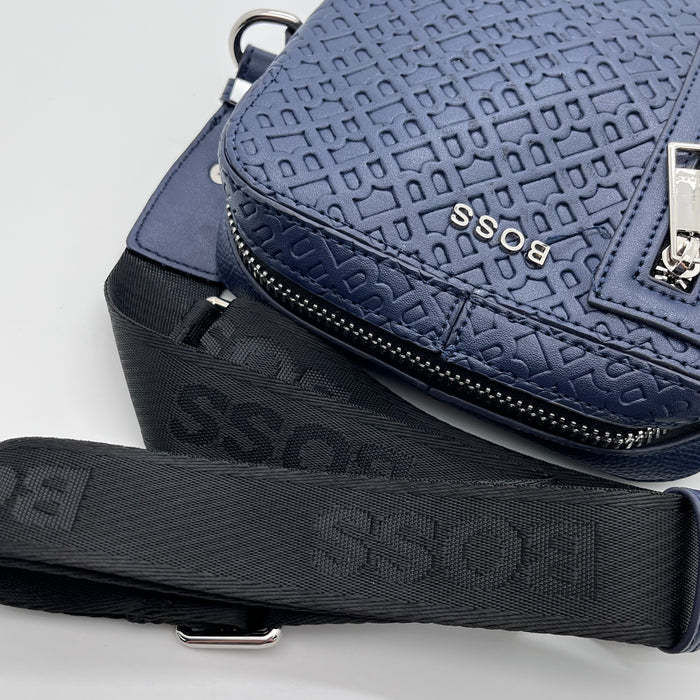 Hugo Boss Navy Blue Crossbody Bag (Boss Collection)