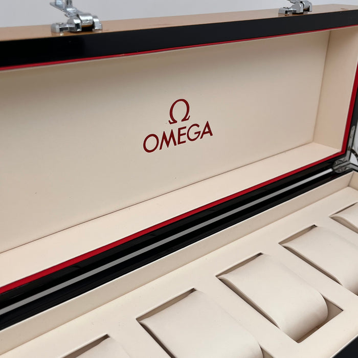 Omega Wooden Watch Storage Box Case