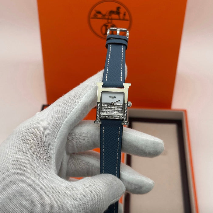 H Stress With Navy Blue Strap Watch