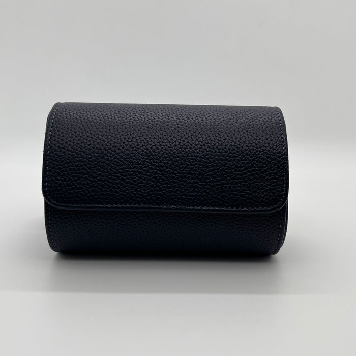 Portable Faux Leather 2-Slot Watch Storage Box