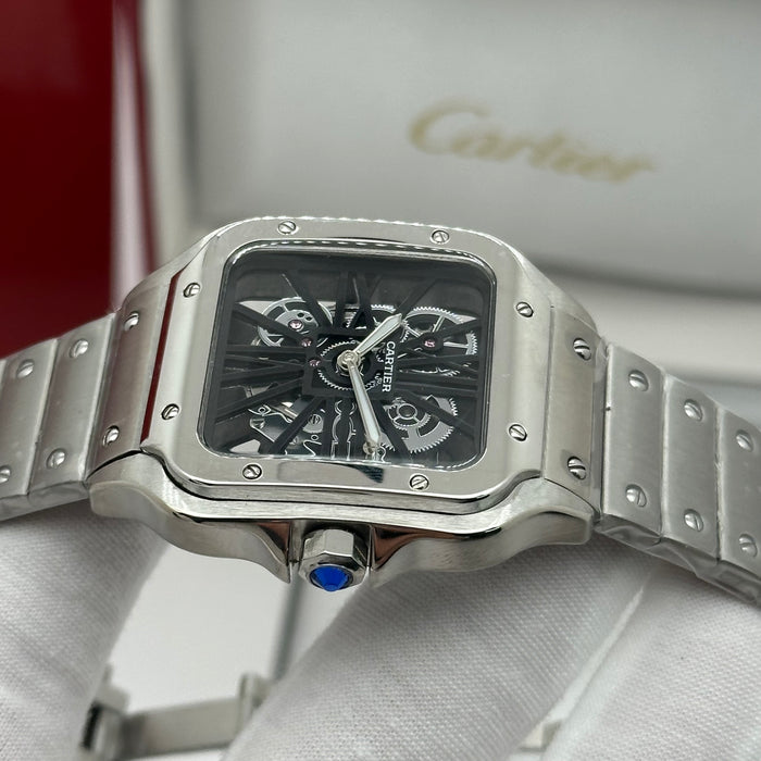 Cartier Santos de Cartier skeleton watch Automatic