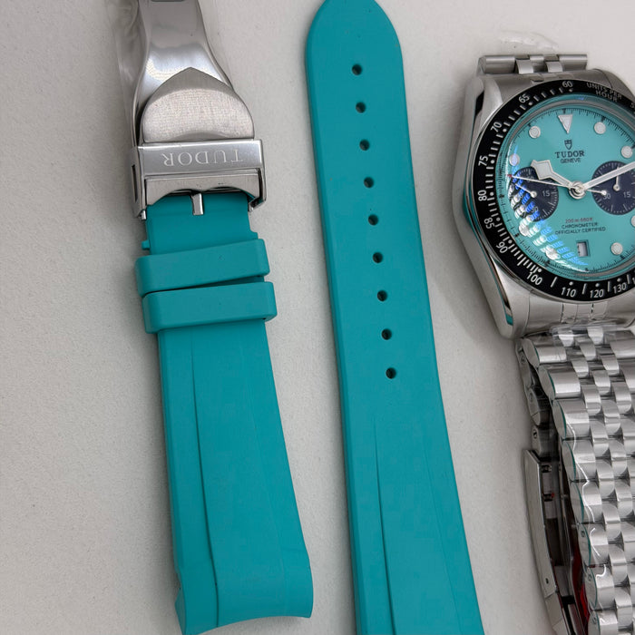 Tudor Black Bay Chrono “ Flamingo Blue” M79360N-0024- Swiss Super Clone