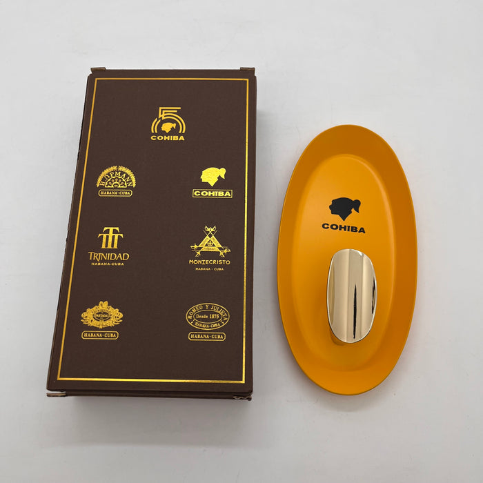 Lubinski Boat-Shaped Single Cigar Ceramic Ashtray
