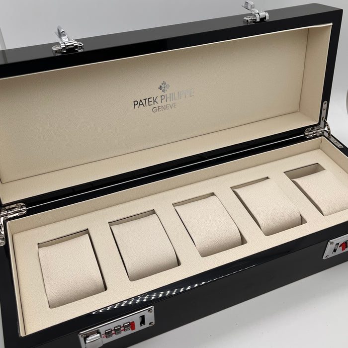 Patek Philippe lacquer wooden watch storage box