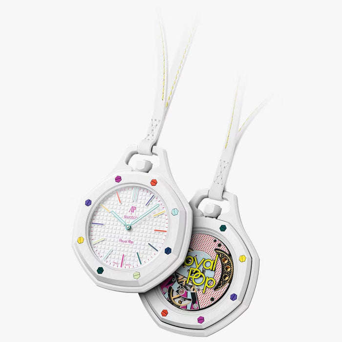 Swatch x Audemars Piguet Bioceramic Royal Pop "Huit Blanc"