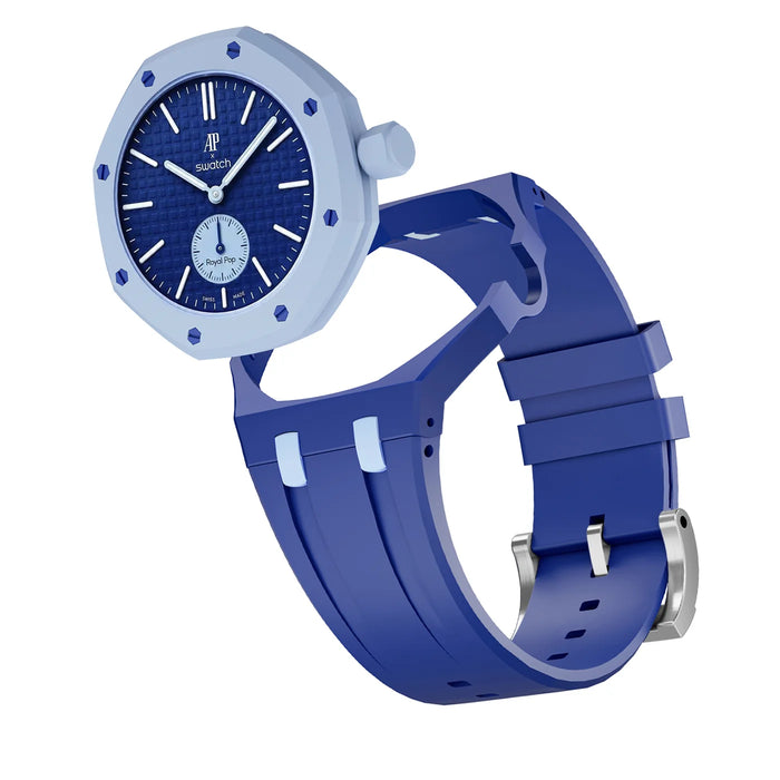Swatch x Audemars Piguet Royal Pop Two Tone Sky Blue