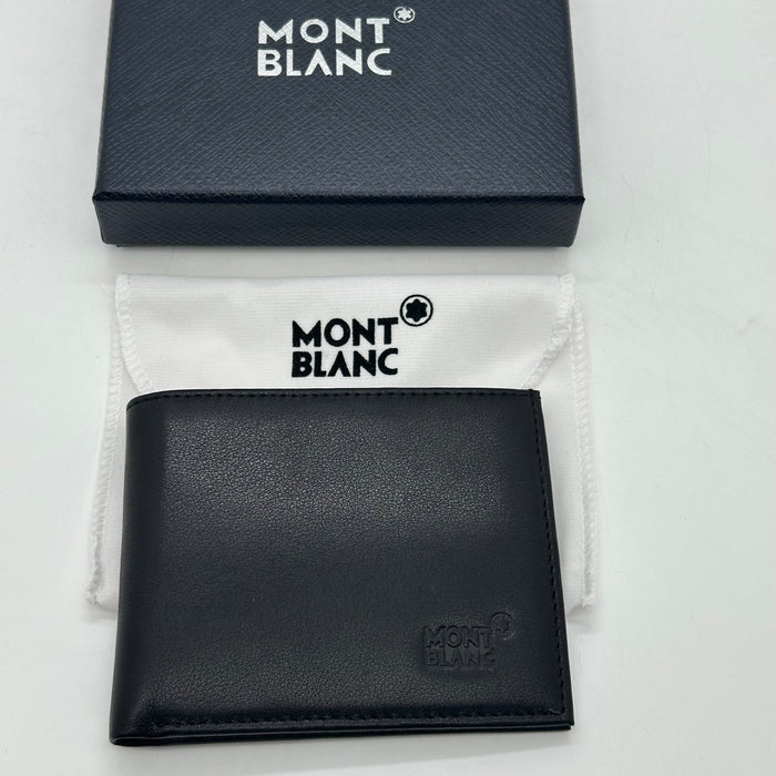 Montblanc Black Bifold Real Leather Wallet (Montblanc Collection)