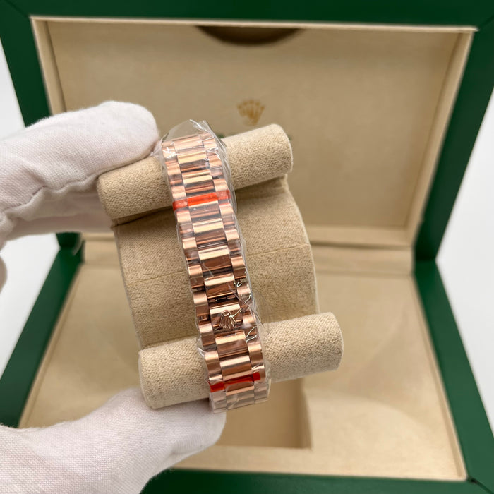 Rolex Datejust 31mm Rose Gold Bracelet With Chocolate Brown Dial(5A+)