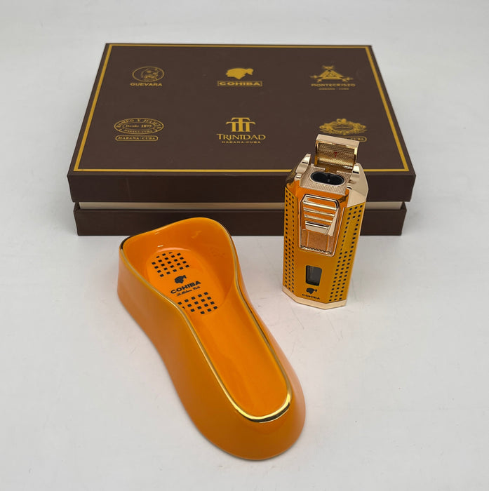 Cohiba Ashtray And Lighter Set