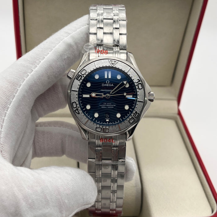 Omega Seamaster Diver 300M Co-Axial Master Chronometer 42mm – Titanium Blue Dial