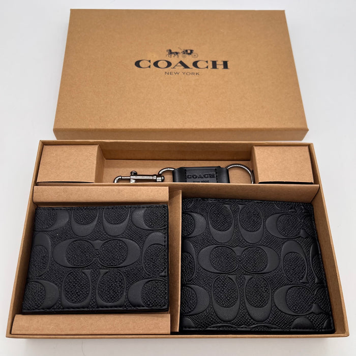 Coach Compact 3-in-1 Wallet Set