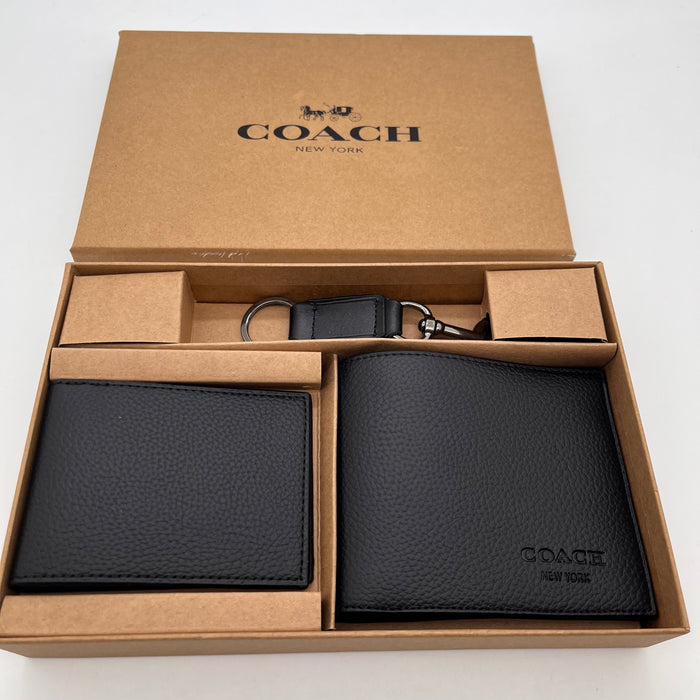 Coach Compact 3-in-1 Wallet Set