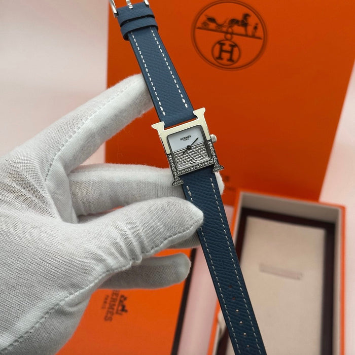 H Stress With Navy Blue Strap Watch