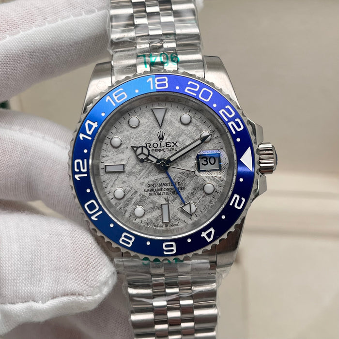 Rolex GMT-Master II “Batman Meteorite Dial” – Stainless Steel (Custom Dial) (5A+)