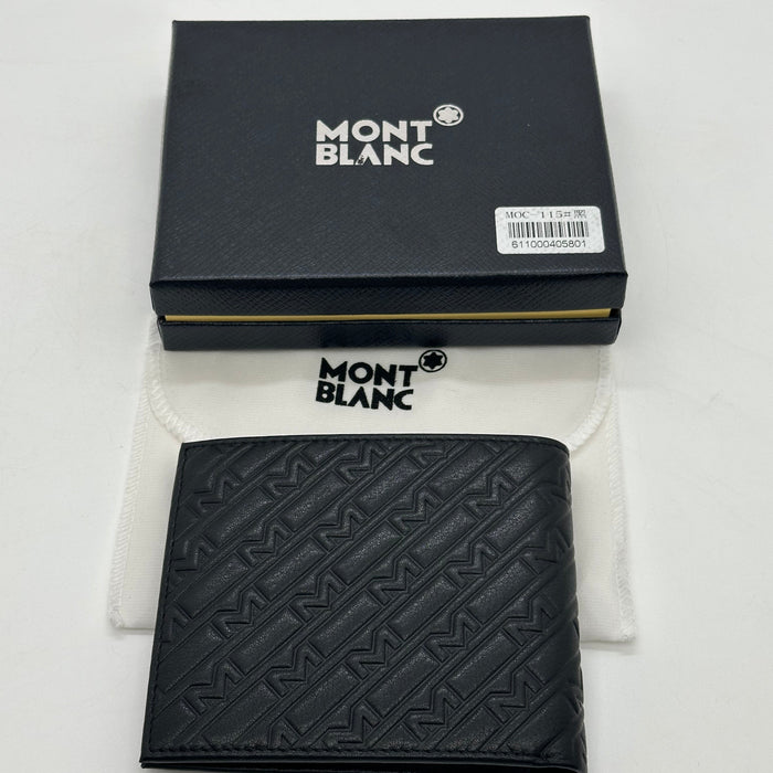 Montblanc Black Bifold Real Leather Wallet (Montblanc Collection)