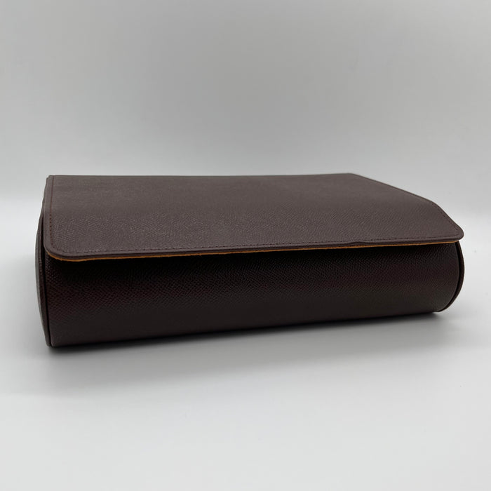 6-Slot Hexagonal Leather Watch Roll Box
