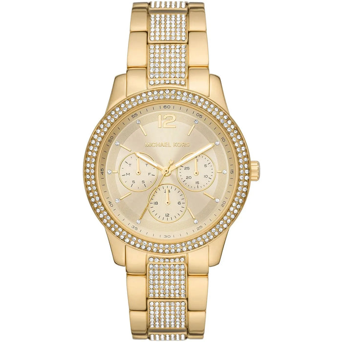 Michael Kors Tibby Multifunction Gold-Tone Stainless Steel Watch Authentic