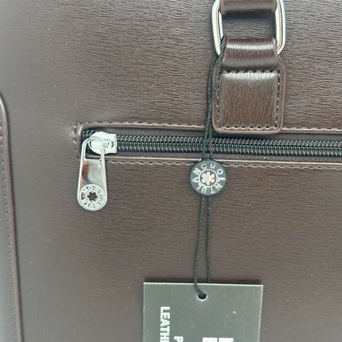 Montblanc Brown Leather Laptop bag