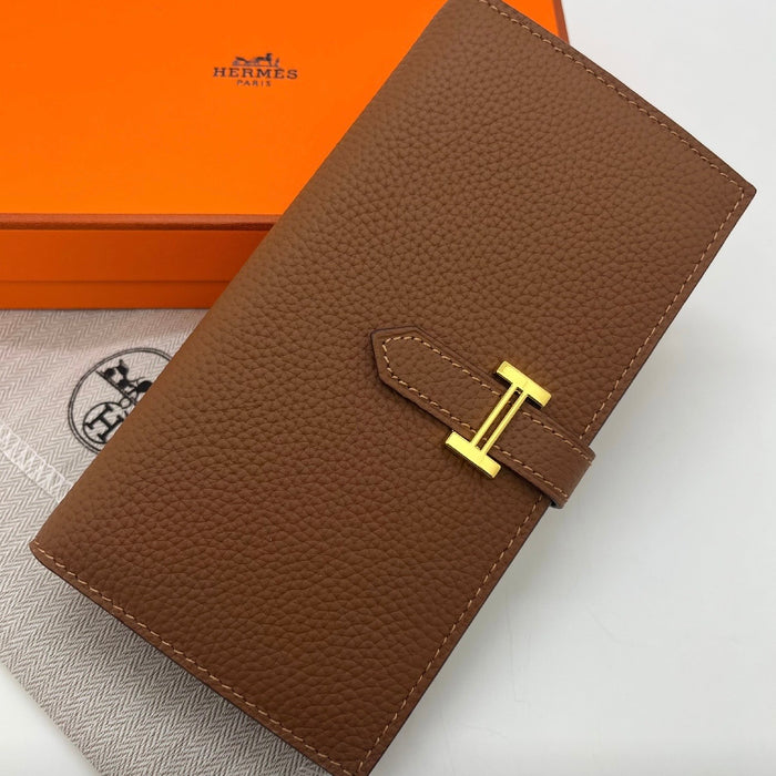 “H” Genuine Leather Women Wallet