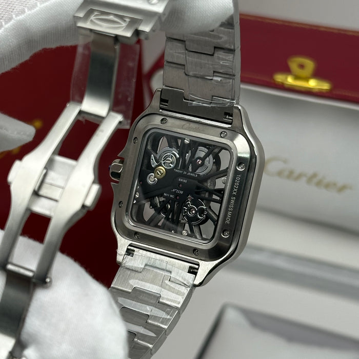 Santos De Cartier skeleton Automatic