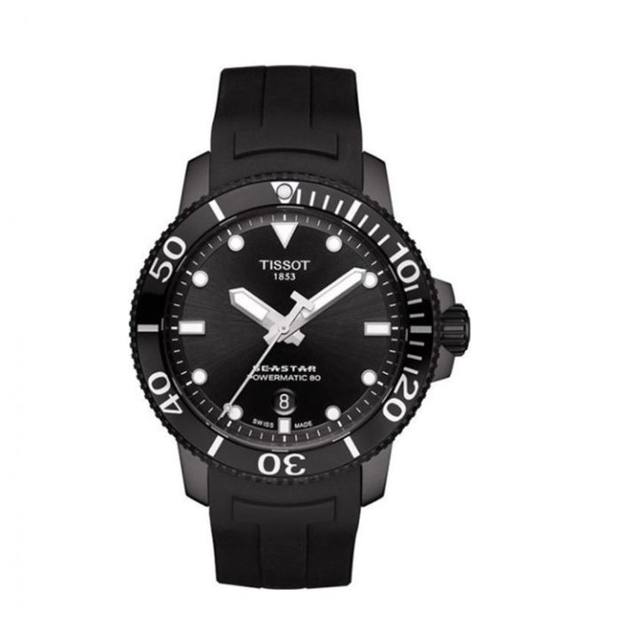 Tissot Seastar 1000 Powermatic 80 Black Dial Watch t120.407.37.051.00 - Swiss Factory
