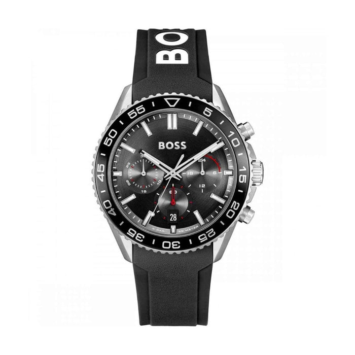 Hugo Boss Men’s Sport Chronograph Watch – Black Dial | 50M Water Resistant 1514141 - Authentic