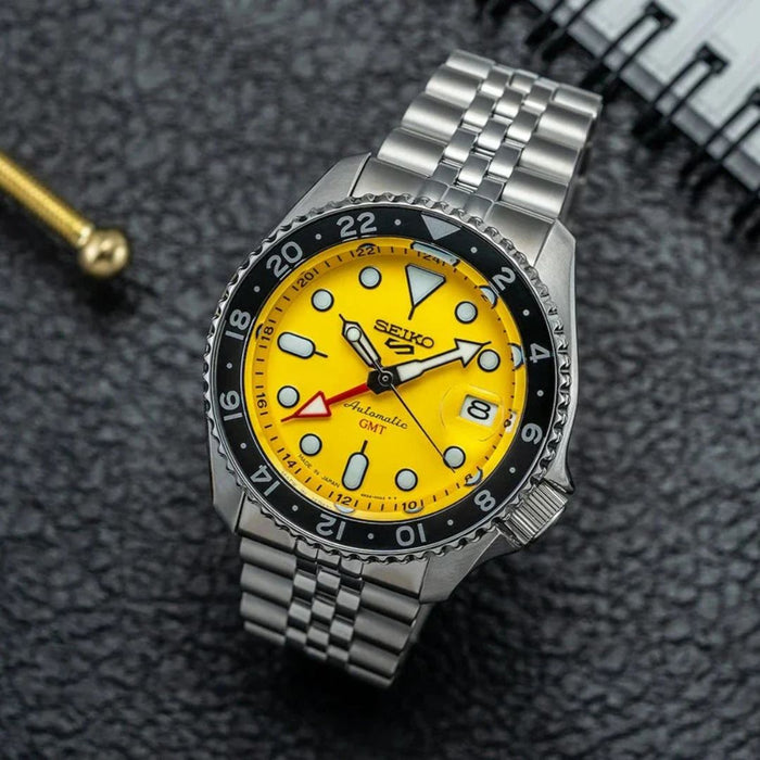 Seiko Automatic GMT Diver Yellow Dial Stunner SSK017 - Authentic