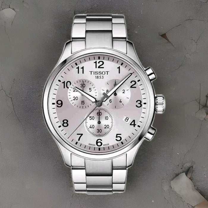 Tissot Chrono XL Classic White Dial – Stainless Steel Bracelet t116.617.11.037.00 - Authentic