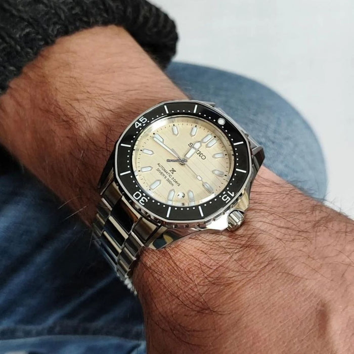 Seiko Prospex Diver's 300M Automatic Watch – Champagne Sand Dial SPB481J1 - Automatic