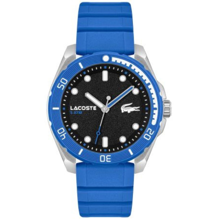 Lacoste 12.12 Men’s Blue Silicone Strap Watch - 2011285 - Authentic