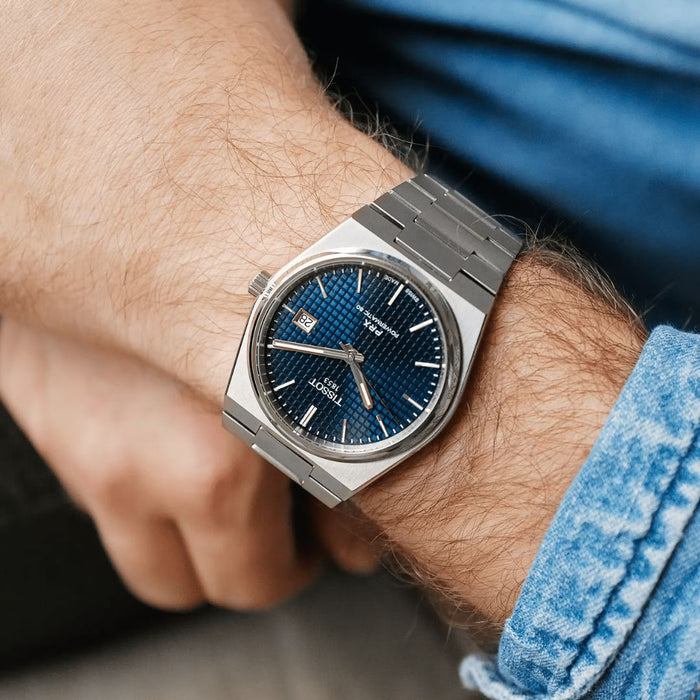 Tissot PRX Powermatic 80 Blue Dial – Stainless Steel Bracelet t137.407.11.041.00 - Authentic