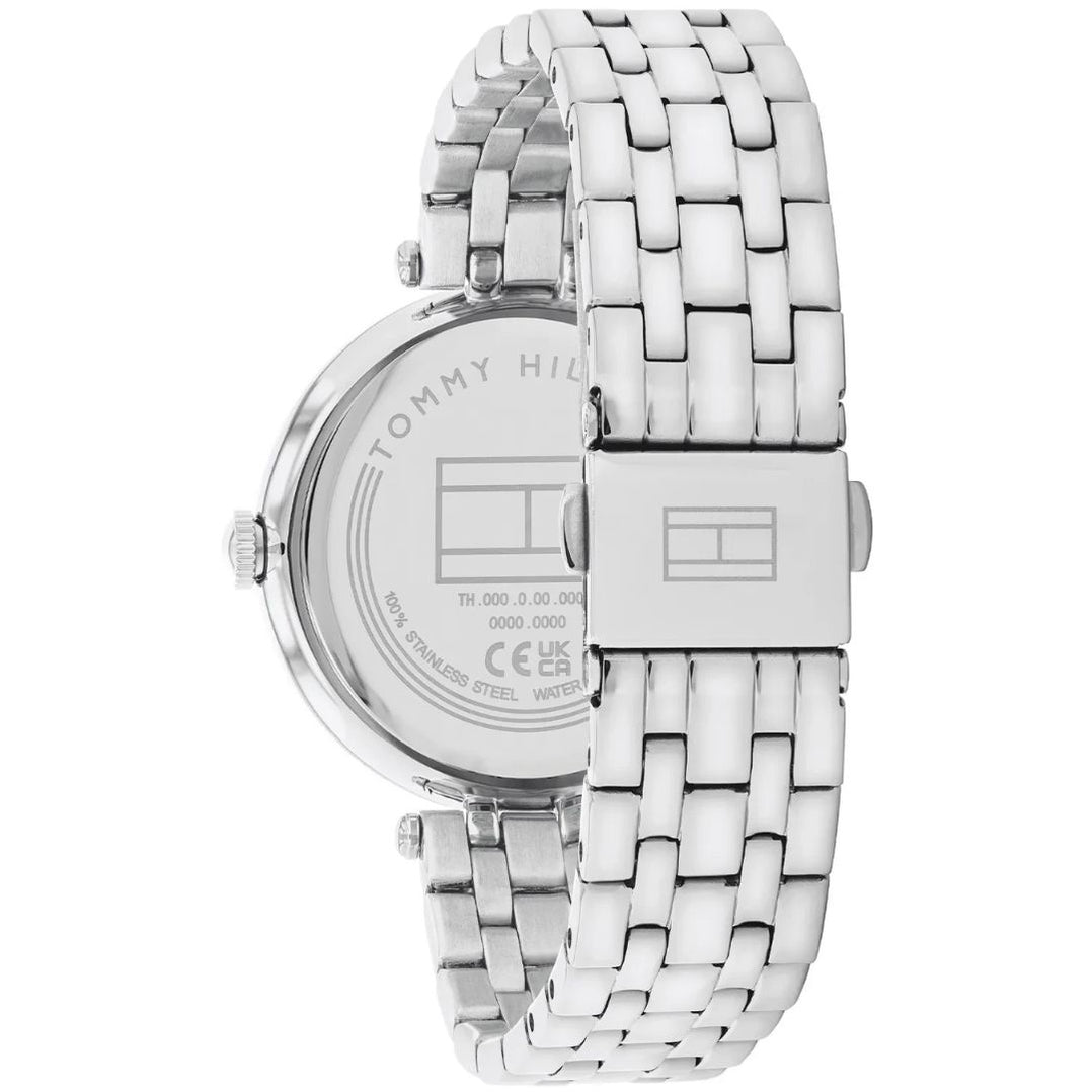 Tommy Hilfiger Silver Crystal Roman Dial Bracelet Watch 1782719 - Auth ...