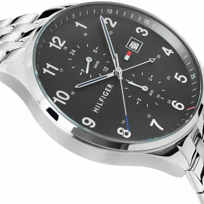 Tommy Hilfiger Men’s Black Dial Chronograph Watch 1791707 - Authentic