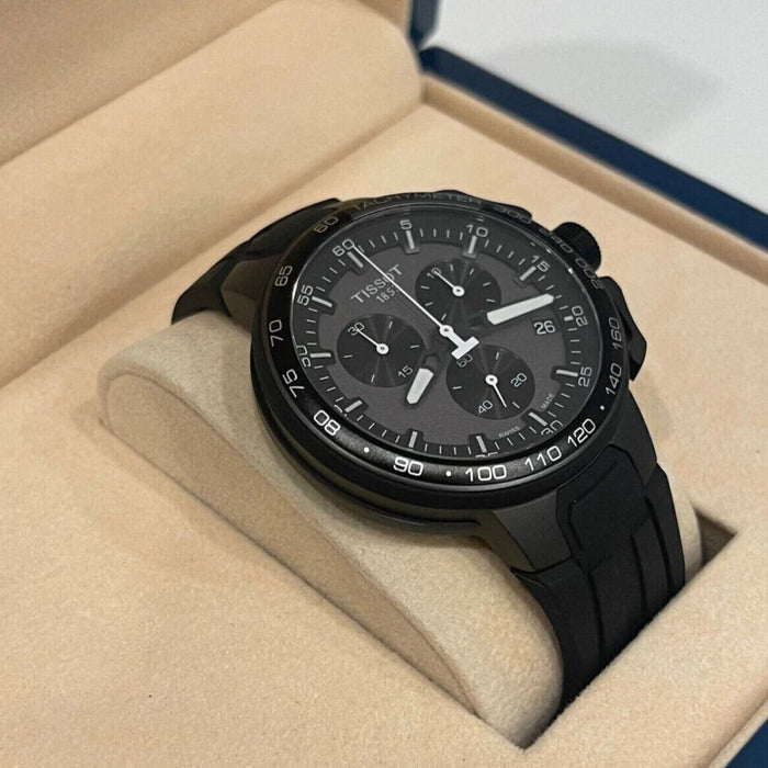 Title  Tissot T-Race Chronograph Blackout Edition Men’s Watch t111.417.37.441.03 - Swiss Factory