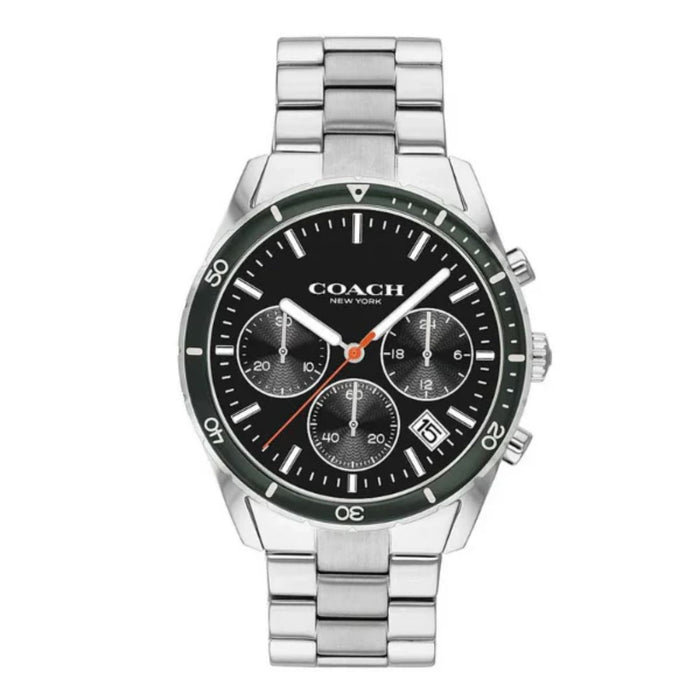Coach Men’s Stainless Steel Chronograph Watch – Sport Luxury Design 14602385 - Authentic