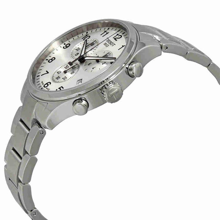 Tissot Chrono XL Classic White Dial – Stainless Steel Bracelet t116.617.11.037.00 - Authentic