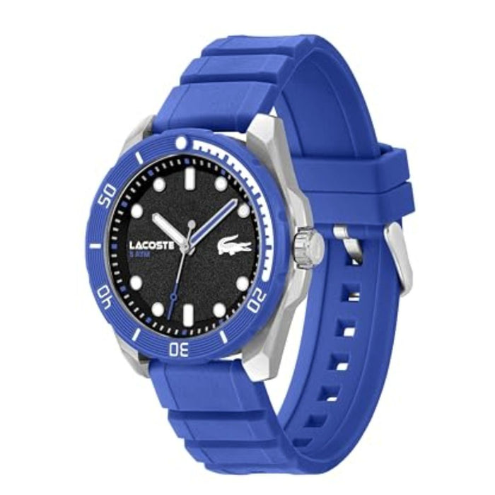 Lacoste 12.12 Men’s Blue Silicone Strap Watch - 2011285 - Authentic